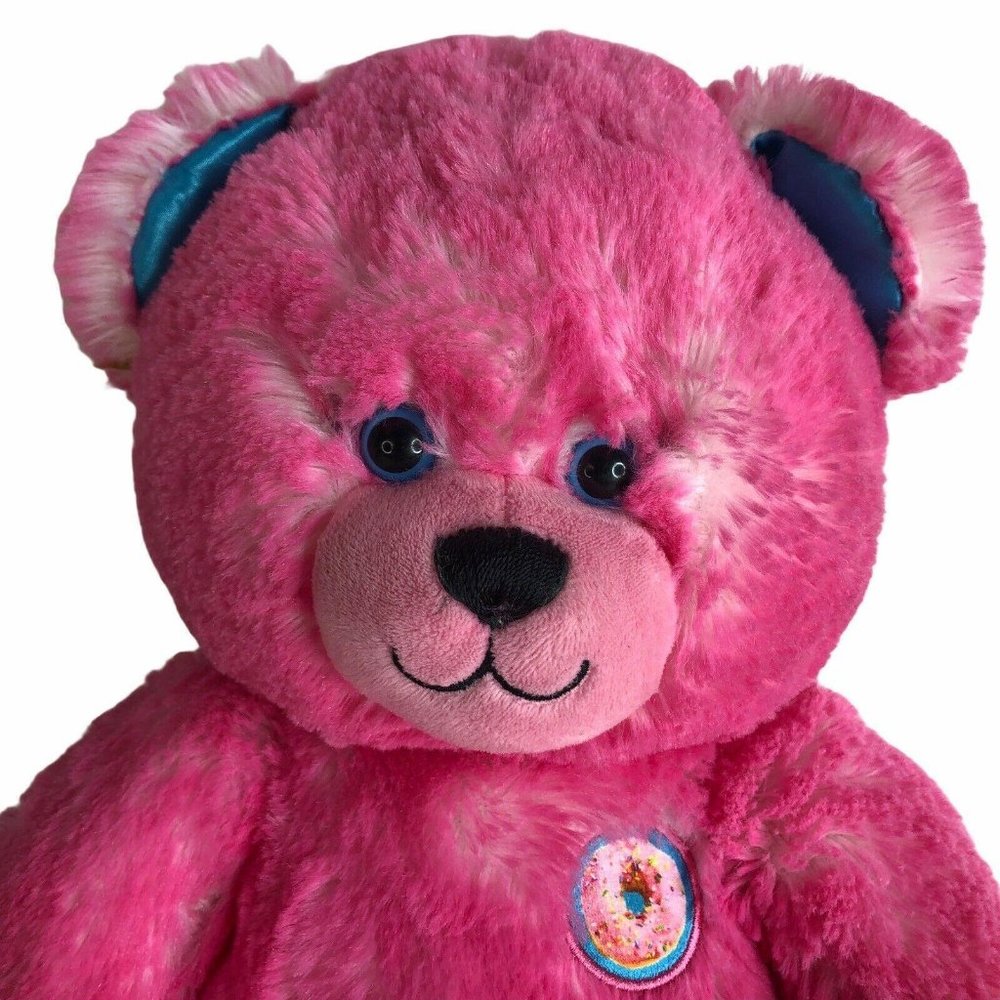 Build A Bear Workshop Donut Candy Sprinkles Plush Pink Stuffed Animal Toy